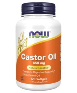 Now Foods Castor Oil 650Mg 120 Softgels