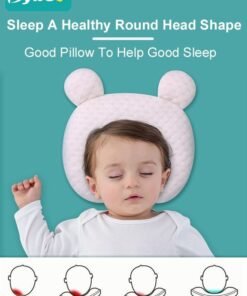 Bybeo Baby Newborn Nursing Sleeping Pillow Toddler Boys and Girls Comfortable Portable Breathable Lightweight Shaping Pillows PE Multifunctional Portable Infant Head Support for Kids Infants Superhigh Quali - Image 3