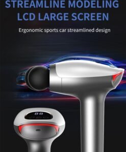 LAC LAICHY Athlete's Percussion Muscle Massage Gun, Ultra Silent Portable Electric Sports Massager, Electric Back Massager, Handheld deep Tissue Massager