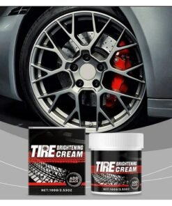 Homonth Glazing Car Tire Brightening Cream | Car Tire Care Wax For Daily Maintenance & Pre Trip Preparation 100g