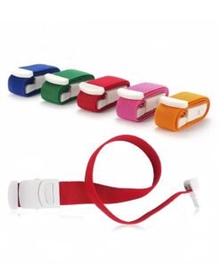 Car First Aid, 5-Pack Emergency Car First Aid Supplies,  Emergency First Aid Quick Release with Buckle, Outdoor Snap-Type Emergency Buckle Band Blue/Green/Orange/Red/Pink