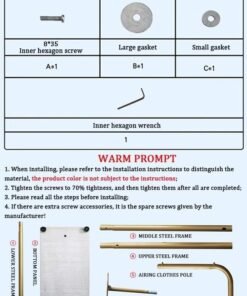 Alternative view of XiuWoo Gold Coat Racks, Metal Coat Racks Freestanding with Crossbar and 3 Hooks, Modern Coat Hanger with Marble Base, L Shaped Coat Stand for Entryway, Bedroom, Living Room, Office