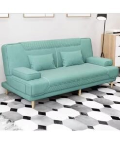Convertible Sofa Bed in Mint Green