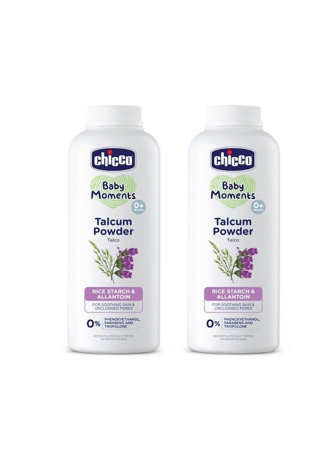 Chicco Baby Moments Talcum Powder Set - 300G X 2 Packs