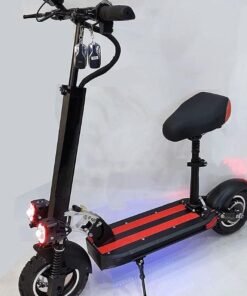 Winner Sky E Scooter E10 50Km Mileage 1000W Full Foldable 48V 13Ah Improved 50Km Speed Include Anti Theft Rc Red