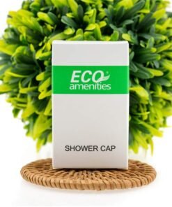 ECO Amenities Disposable Shower Caps for Home Hotel Vacation Rental Hair Salon Individually Boxed Package Full Size Adult Case of 100