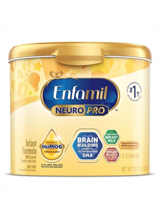 Enfamil Neuro Pro Infant Formula, Brain Building Nutrition Inspired by Breast Milk, 20.7 oz