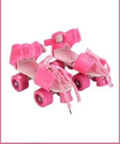 ZCM-HAPPY Kids Unisex Four Wheel Roller Skating Shoes