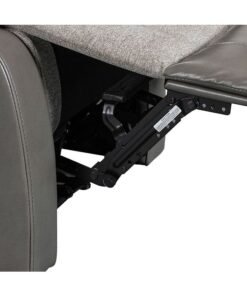DANUBE HOME Greensboro 1-Seater Fabric Manual Motion Recliner Modern Design One Seat Relaxing Chair Comfortable Living Room Furniture L 94 x W 90 x H 101 cm - Dark Grey