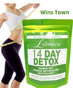 Wins Town 14 Day Detox Tea – Organic Herbal Slimming Tea for Digestion & Metabolism Support, Daily Detox & Natural Energy, 14 Tea Bags