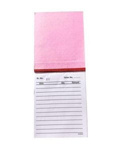 NOZOMI Printed KOT Book for Restaurants | Order Taking Book 100+100 Sheets | Pack of 10 | 4 x 5 inch Approx | Hotel Kitchen Order Ticket Pad | Café Billing Register | Office Writing & Note Book