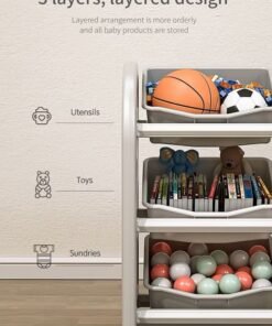 Alternative view of XIANGYU Children Furniture Kids Toys Plastic Cabinet Toy Storage