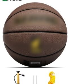 GROIC Official Size 7 Basketball, 29.5 Basketball,Outdoor Composite Basketball Rubber Basketball, Wear Resistant and Easy Grip Practice Basketball for Indoor Outdoor Games(Brown)