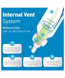 Alternative view of Dr. Brown’s 4 Oz/120 Ml Anti-Colic Pp Narrow Options+ Bottle - Pink, 2-Pack