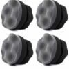 Unique 4 Pack Pro Tire Hex Grip Applicator Reusable Shine Dressing Pad Car Cleaning Supplies After Wash Cleaner for Vinyl Rubber Trim Accessories Wheel Rim，For Tire Detailing