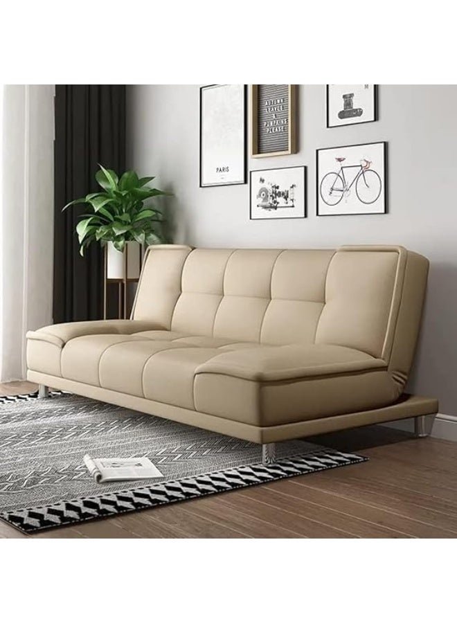 Ripple FURNITURE Uae Homes Fabric Sofa Bed for Living Rooms, Apartments, Offices, 185 cm (Beige)