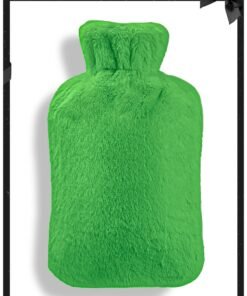 MARK STORE Hot Water Bottle with Soft Cover 2 Liter, Classic Rubber Hot Water Bag for Cramps, Neck, Shoulders Pain Relief, Hot Cold Pack for Hot and Cold Therapy and Feet Warmer