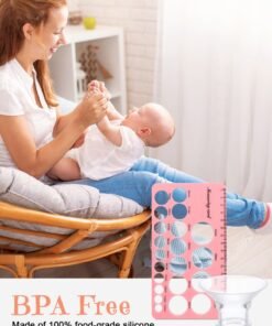 URbazaar 13PCS Flange Inserts 13/15/17/19/21mm for 24mm Flange/Shield of Most Pumps, BPA Free Inserts, Compatible with Momcozy/Spectra/Bellababy/TSRETE/Nuliie Breast Pumps