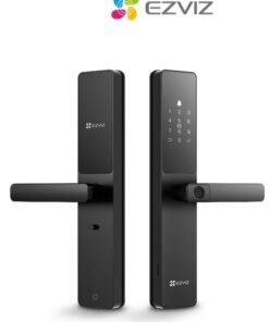 EZVIZ Smart Lock Y2000, 7-in-1 Smart Door Lock & Keyless Entry Door Lock, Built-in Wifi Fingerprint Access, Weather-Resistant, Child Safety Lock for Home, Apartment, Villa, Office, Hotel (5085)