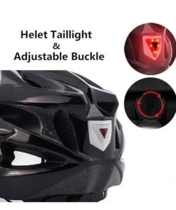 DUNISO Adult bicycle helmet, adjustable mountain riding safety helmet with detachable magnetic goggles, suitable for both men and women，black - Image 5