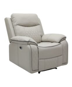 ALWASIT HOME 1 Seater Fabric Recliner Sofa Modern Design One Seat Relaxing Chair Living Room Furniture 95x74x105cm  Beige
