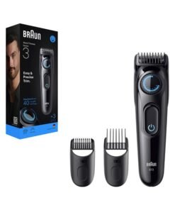BRAUN Series 3 Beard Trimmer +3 Styling Tools & Accessories - BT 3520 Black