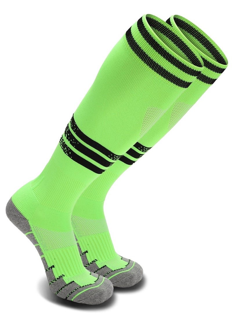 SKY WING Mens Baseball Socks Football Softball Knee High Sock Unisex Athletic Soccer Socks 1/2/3/4 Pairs for Youth Adult Men and Women