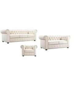 Maharat Al Bahar 6-Seater Chester Hill Sectional Sofa Set Beige 220x80x80