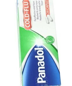 Panadol Colds and Flu Relief Blocked and Runny Nose Headache Body Ache and Fever Non-Drowsy  24 Caplets
