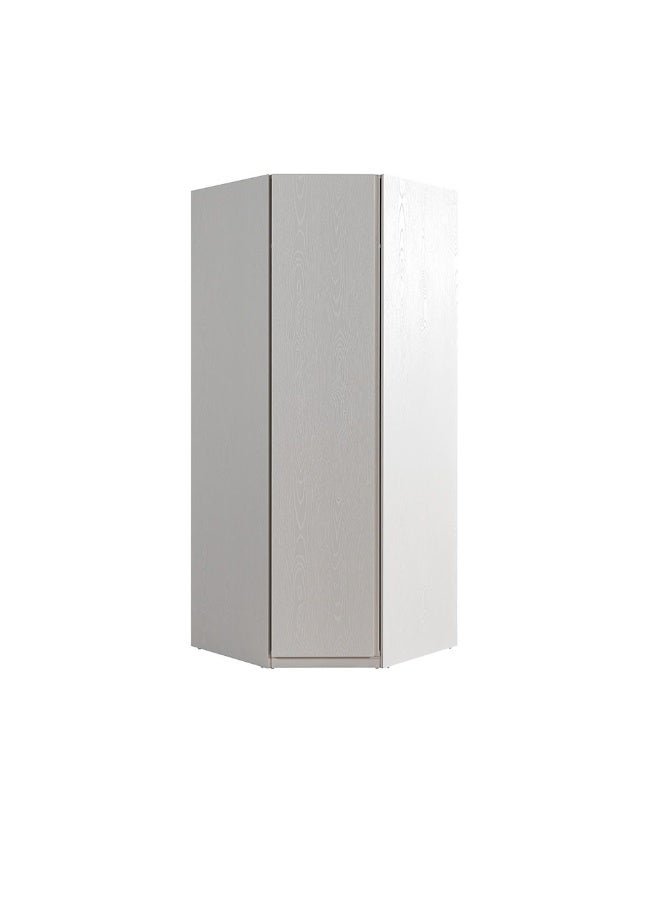 Infinity Corner Wardrobe With Hanger And Shelves | Modular Wardrobe | Modern Design Storage For Bedroom L95xW59xH230cm - L.Taupe
