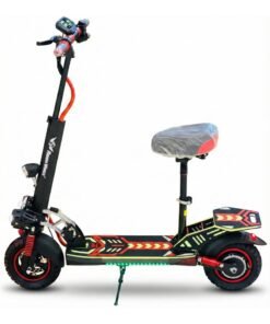 ROHAN WINGS E Scooter for Adults Rohan Wings S1(KT6A new version), Powerful Motor, 48V 13AH LT Battery, 35-40km Range, with RGB lights on skate board and Mud guards, Foldable, Display Meter, Bluetooth Speaker, Helmet, Safety Belt, Mobile Holder, Pump, Tool Kit