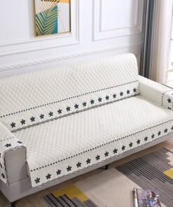 Straight Row Sofa Cushion Non-Slip Thickened Sofa Cover Sofa Bed Cushion Four Seasons Universal Sofa Towel Sofa Hat New C ^