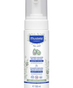 Mustela Natural Origin Foam Shampoo With Avocado Polyphenols for Newborns, 150ml
