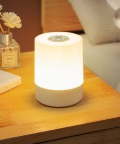 infino Rechargeable Touch Night Light, Dimmable LED Bedside Lamp with Remote, Baby Nursery Lamp, 3 Color Temperatures, Timer, Perfect for Bedroom, Dorm, Night Feeding