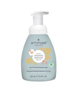 Attitude Oatmeal Sensitive Natural Baby Care - 2-In-1 Hair And Body Foaming Wash