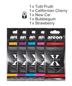 Areon 5-Piece X Version Car Air Freshener