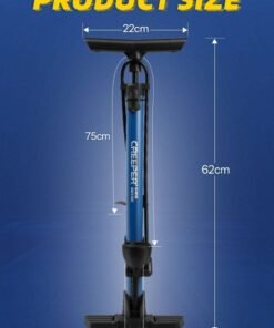 Alternative view of CREEPER Extended high-pressure aluminum alloy pump 160psi precision pressure gauge Lighter weight and more resistant to drops