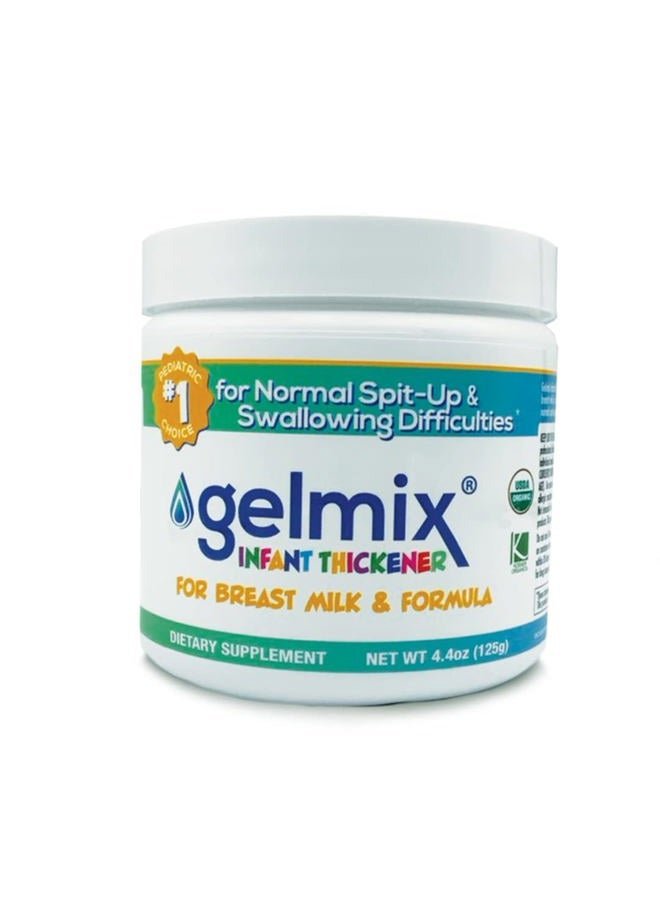 Gelmix Infant Thickener for Breast Milk & Formula, 4.4 oz Jar