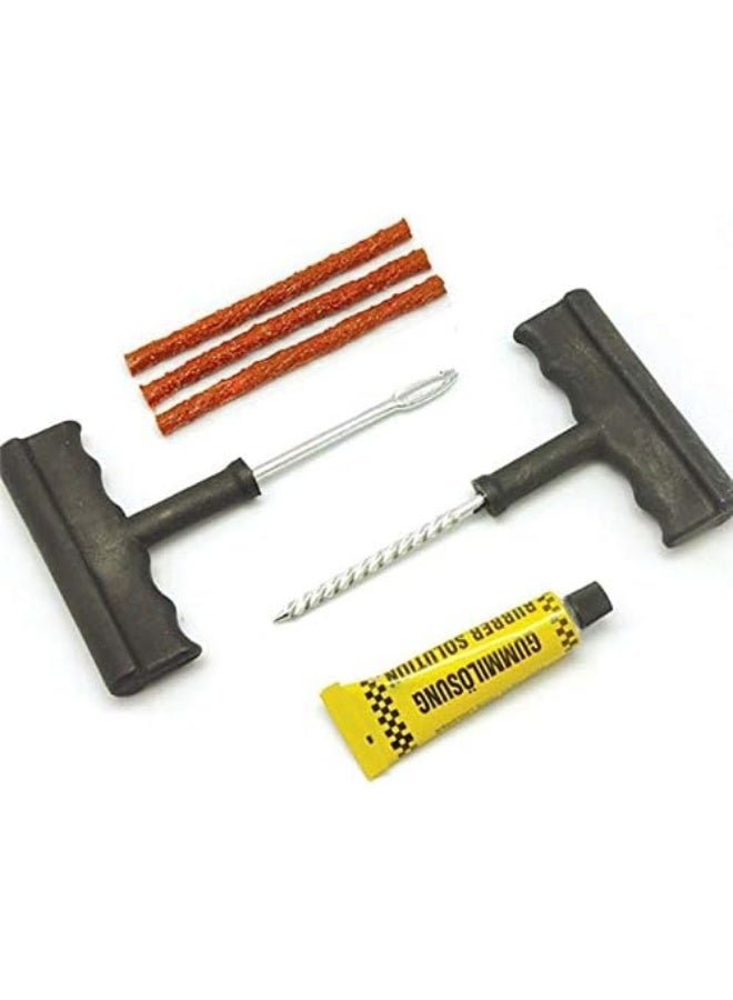Car Bike Auto Tubeless Tire Tyre Puncture Plug Repair Tool Kit
