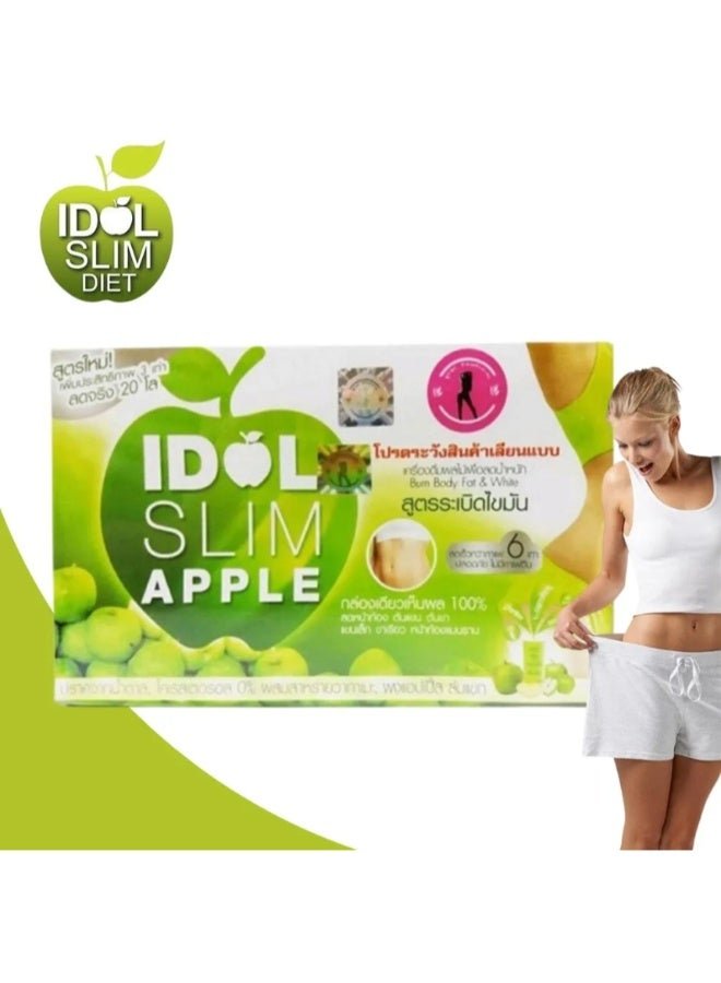 Idol Slim Apple Diet Supplement | Natural Appetite Control & Body Shaping | 10 Sachets