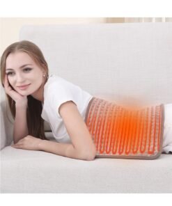 PENG GENERAL Heating Pad Heat Electric Blanket 12in x 24in Heating Pad Soft Flannel Grey