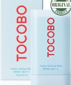 TOCOBO Cotton Soft Sun Stick SPF50+ PA++ – Lightweight Matte Sunscreen for Oily & Sensitive Skin