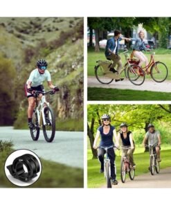 Sweet seven Double Aluminum Bicycle Bell with Loud Bicycle Bell by Clear Sound for 21mm-22mm Handlebars on Mountain Bikes and Road Bikes for Adults and Children - Image 3