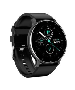 RollsTimi  Borderless Large-Screen Smart Watch Supports Bluetooth Calls NFC Payment IP68 Waterproof Sports Health Monitoring Equipment Multi-Sports Mode (Black)