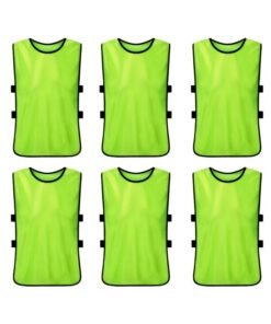 6-Piece Cricket Soccer Pinnies Quick Drying Football Team Training Bibs Sports Vests