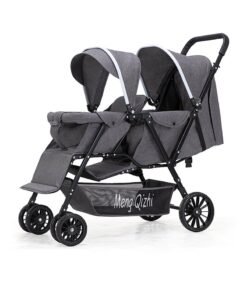 MaBaby Multifunctional Twin Strollers, Lightweight Travel Stroller, Easy To Fold, Twin Double Strollers From Birth To 24 Months