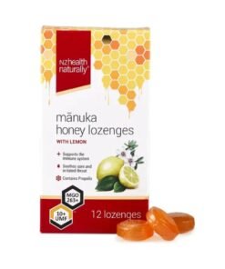 Nz health naturally NZ MANUKA HONEY LOZ.W/LEMON 12'S