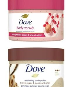 Dove Exfoliating Body Polish Scrub Pomegranate Seeds And Coconut Butter 298g 2 Pcs
