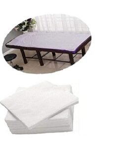 Adaamya � Disposable Bed Sheets for Massage,Salon,Hotels,spa,Parlor,Hospitals,Patients,Adults - Pack of 25, White