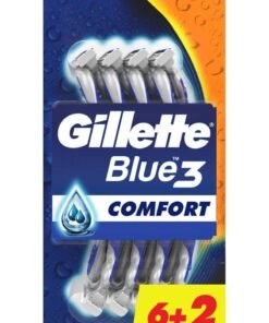 Gillette Blue 3 Comfort 6+2 Blue/Silver